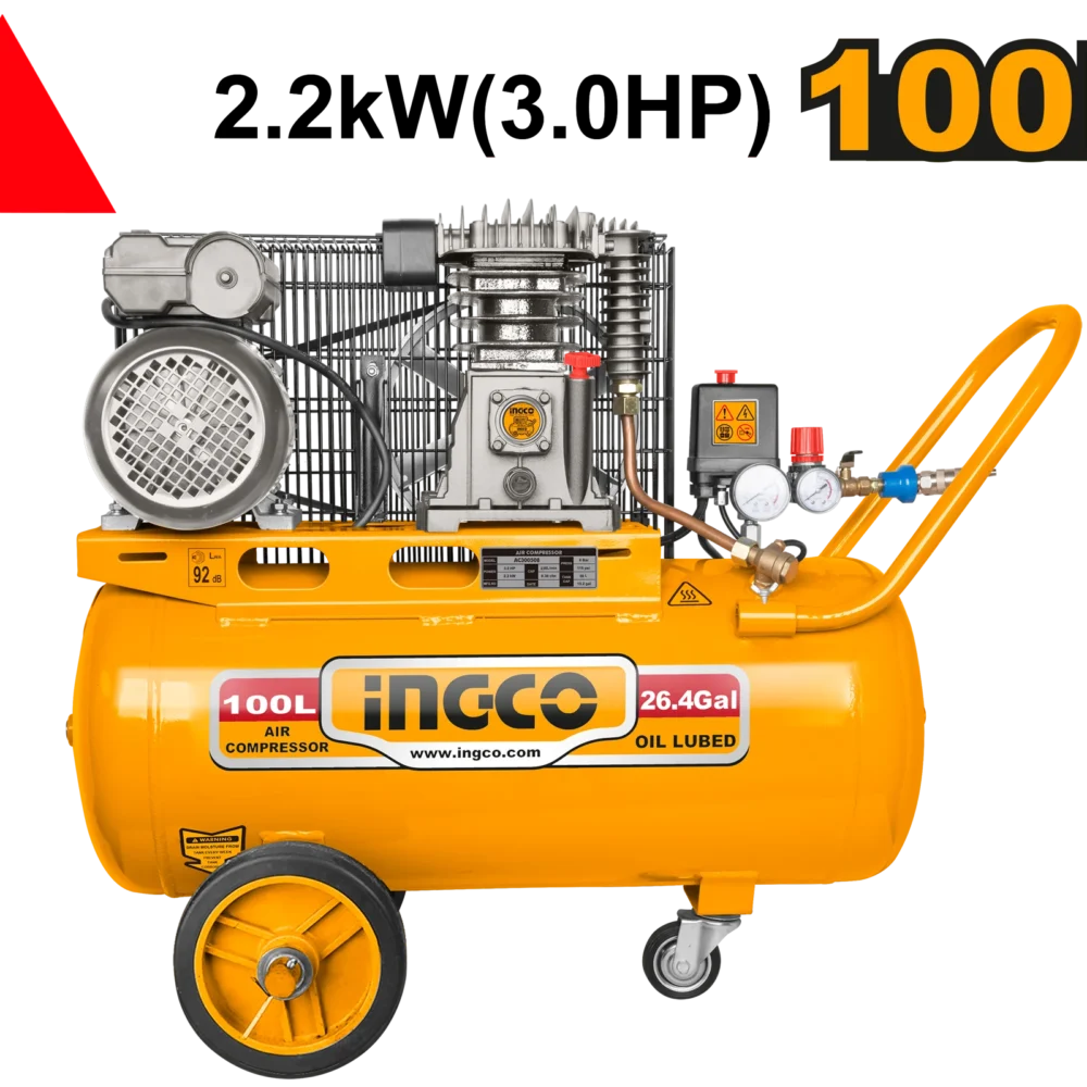 Compresor 2200W 8 Bar 100L INGCO AC301008