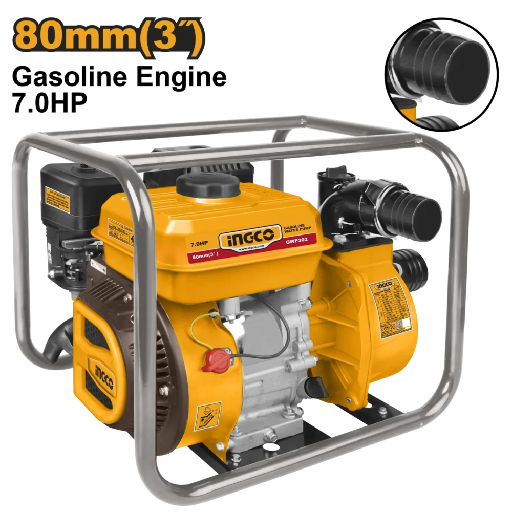 Motopompă 1000l/min 7.0HP INGCO GWP302