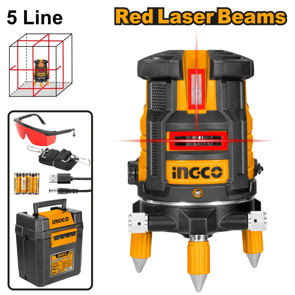 Nivela laser multi-linie 0-30m INGCO HLL306505