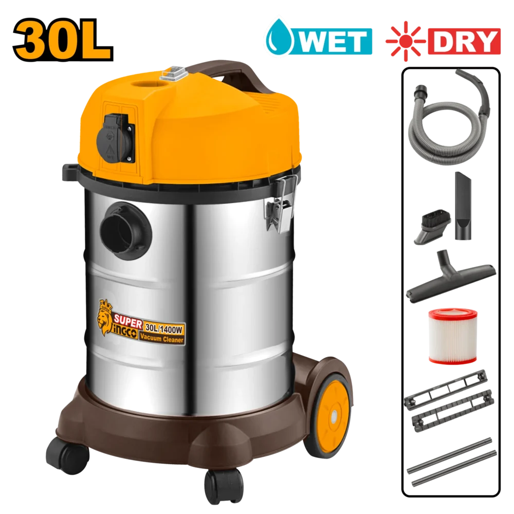 Aspirator universal 1400W 30L INDUSTRIAL INGCO VC14301