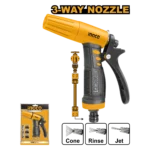 Pistol de irigare cu 3 functii 3/4 INGCO HWSG032