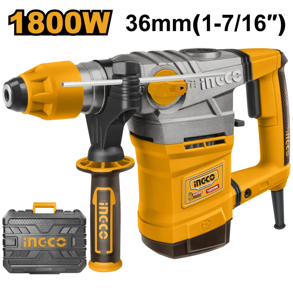 Ciocan rotopercutor SDS-Plus 1800W INGCO RH18008