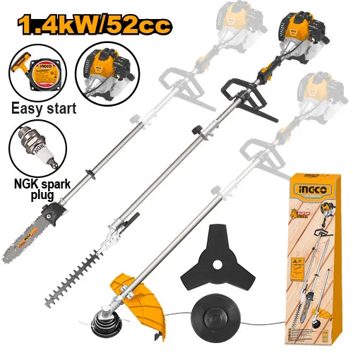 Trimmer pentru gazon pe benzină multifuncțional INGCO GMT55231