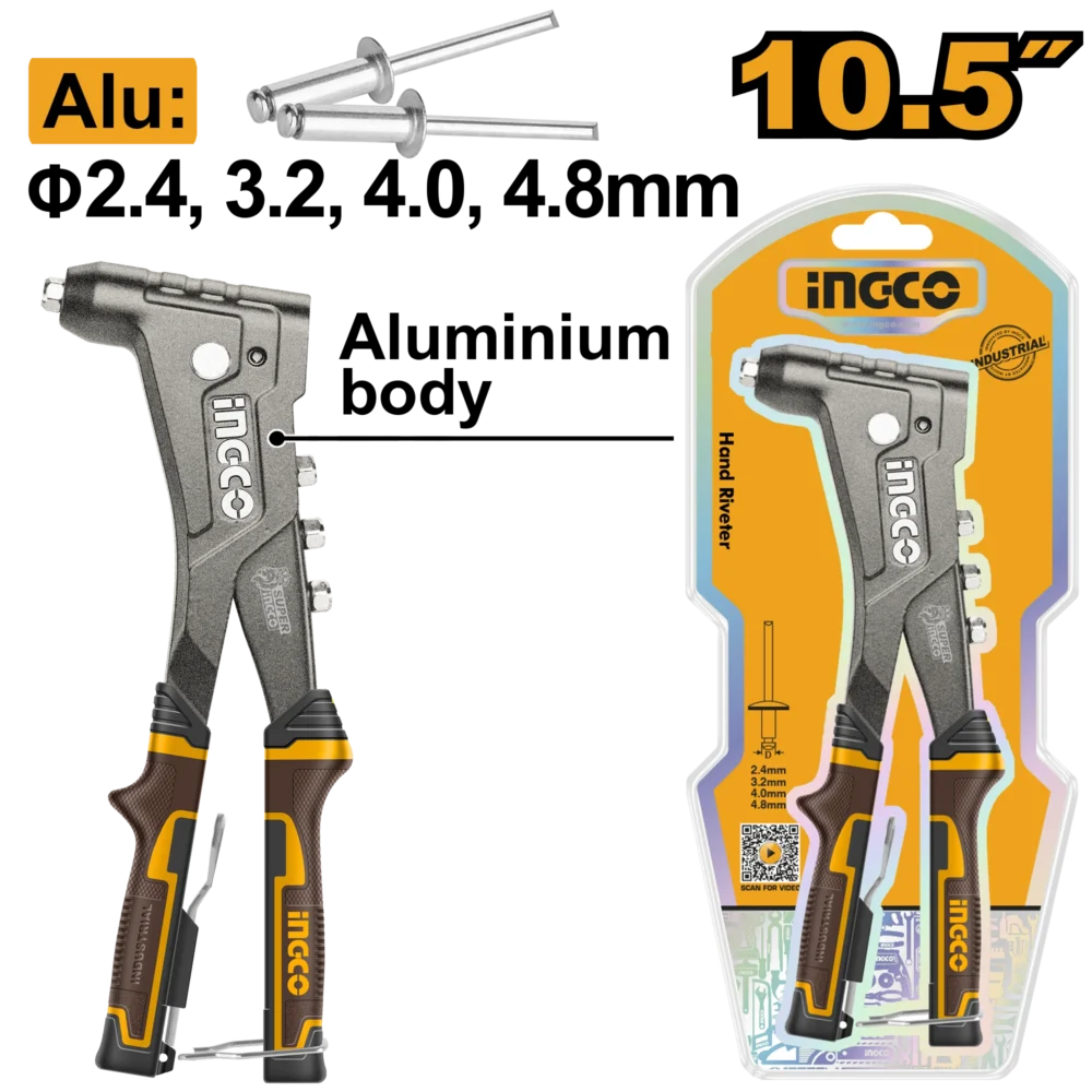 Cleste pentru nituire 2.4-4.8mm INDUSTRIAL INGCO HR105