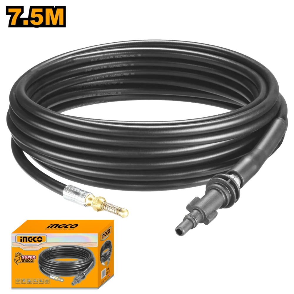 Furtun de inalta presiune pentru spalare 7.5m INGCO AHPH7511