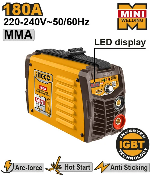 Aparat de sudat 180A INGCO ING-MMA18058