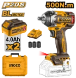 Masina de insurubat cu impact CIWLI2050  BLmotor Li-Ion 20V/2*4Ah INGCO