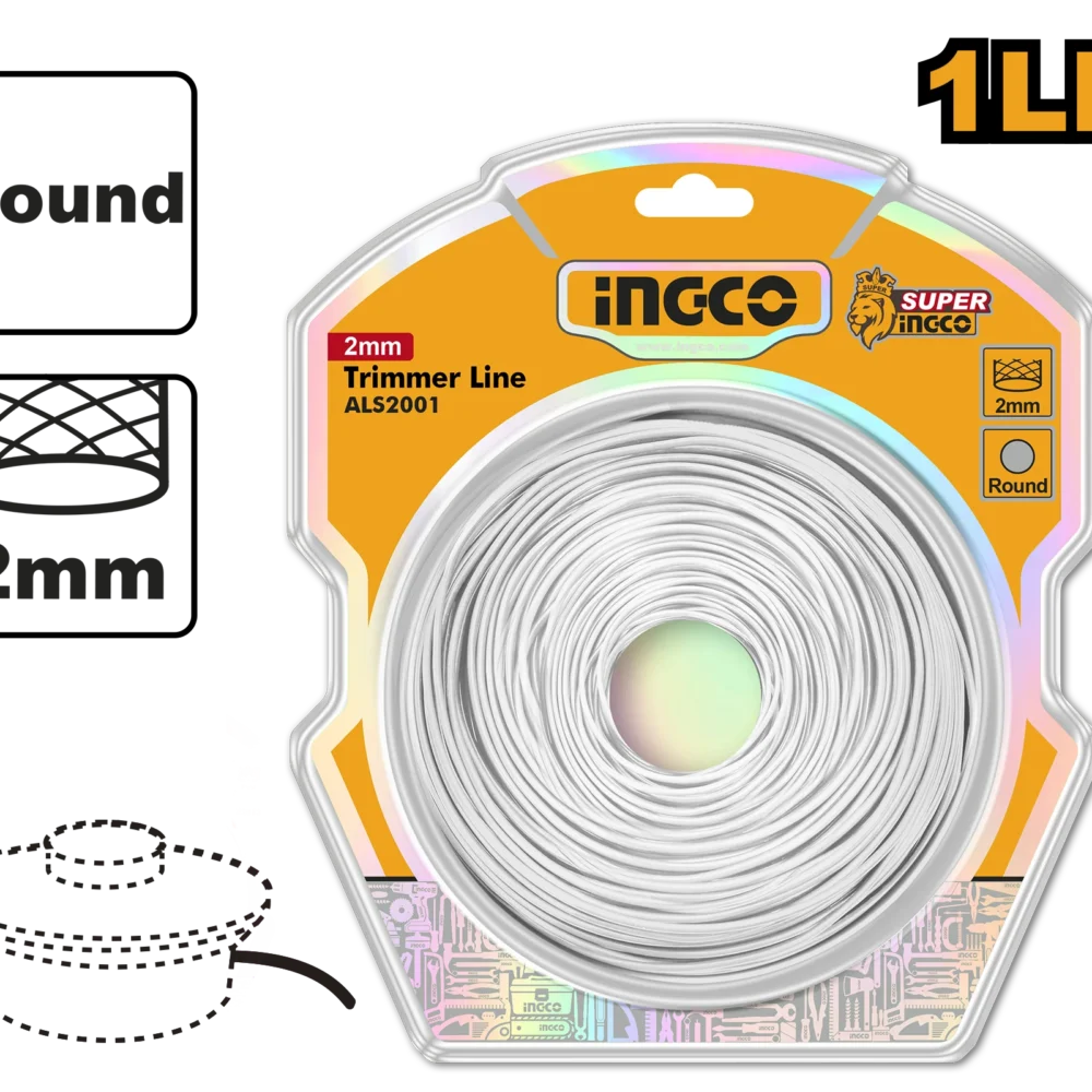 Bobina cu lesca rotund 1LB 2.0mm INGCO ALS2001