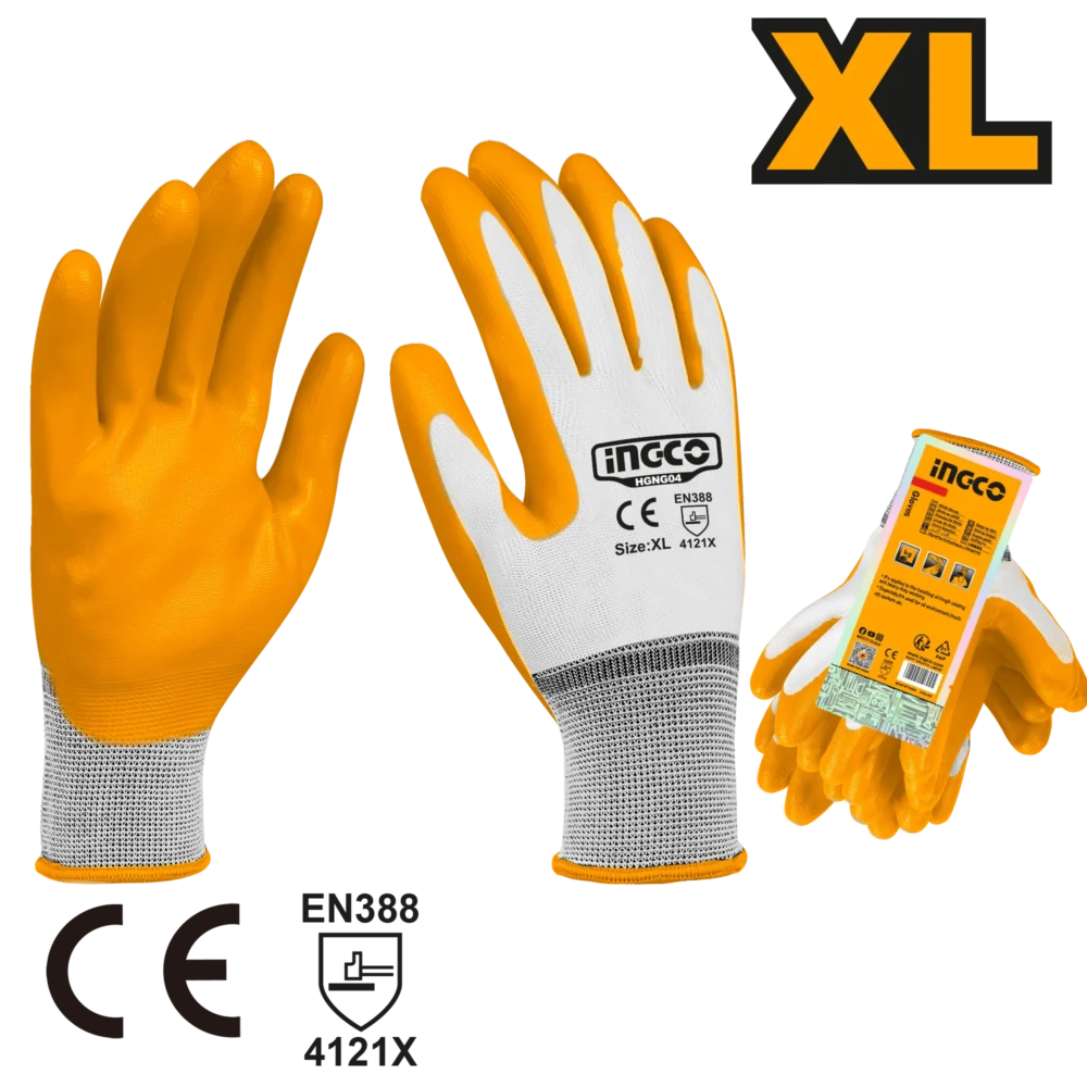 Manusi de nitril XL INGCO HGNG04
