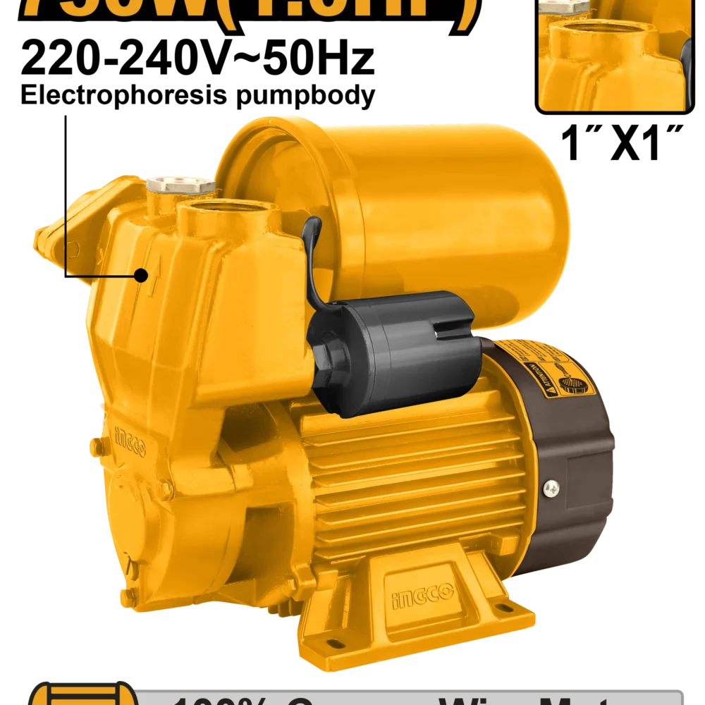 Pompa de apa de suprafata 750W INGCO VPA7508