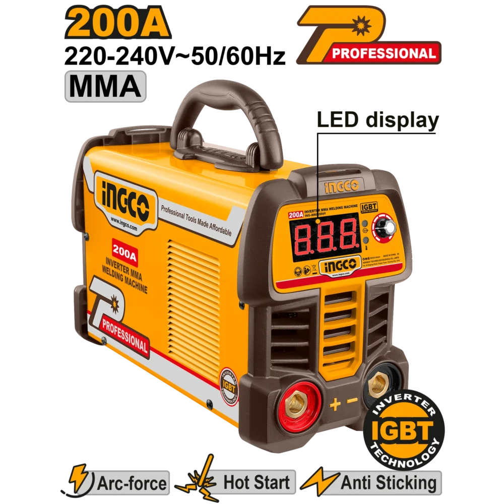 Aparat de sudat 200A INGCO ING-MMA20069