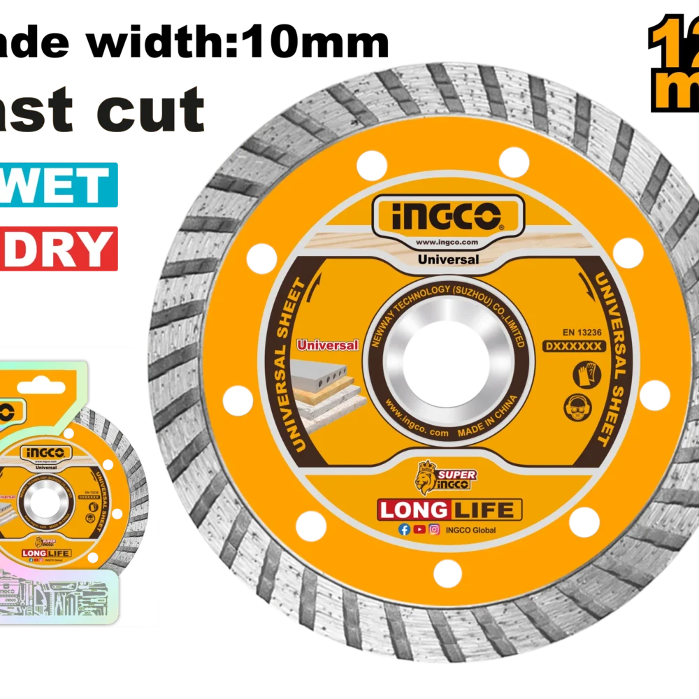 Disc diamant turbo 125mm INGCO DMD031252