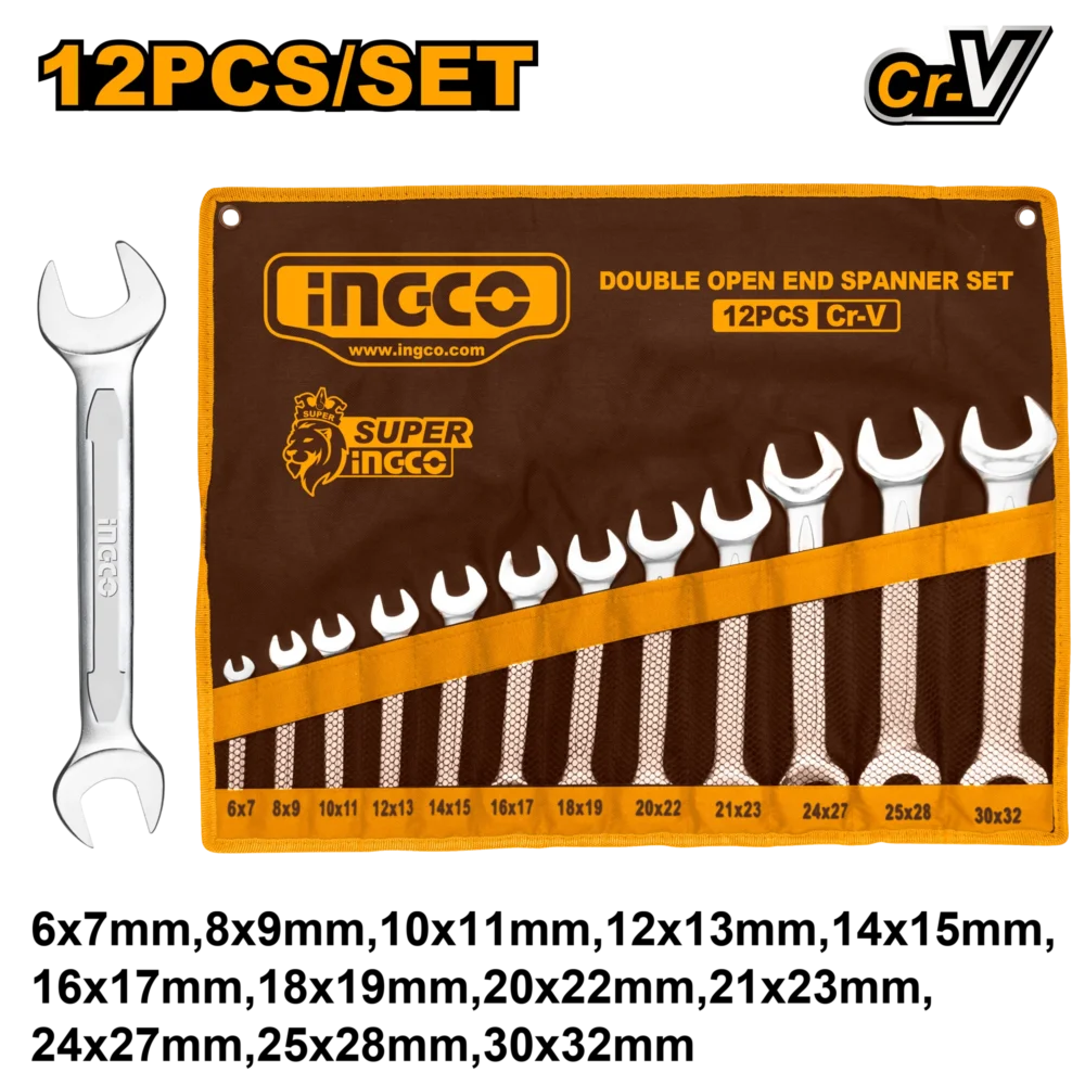 Set chei combinate 12 buc 6-32mm INGCO HKSPA2142