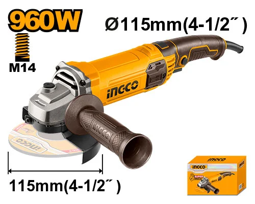 Углошлифмашина 115mm 960W INGCO AG9608 Slefuitor unghiular 115mm 960W INGCO AG9608
