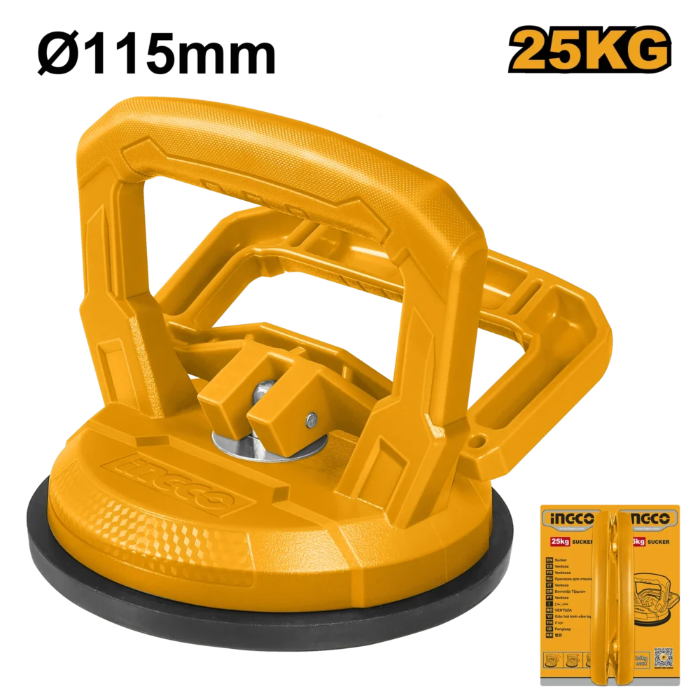 Ventuza pentru sticla 115mm 25 kg  INGCO HSU012501