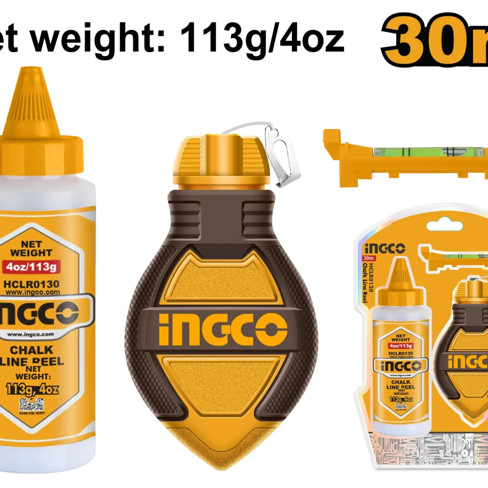 Dispozitiv p/u trasare 3buc. set INGCO HCLR0130