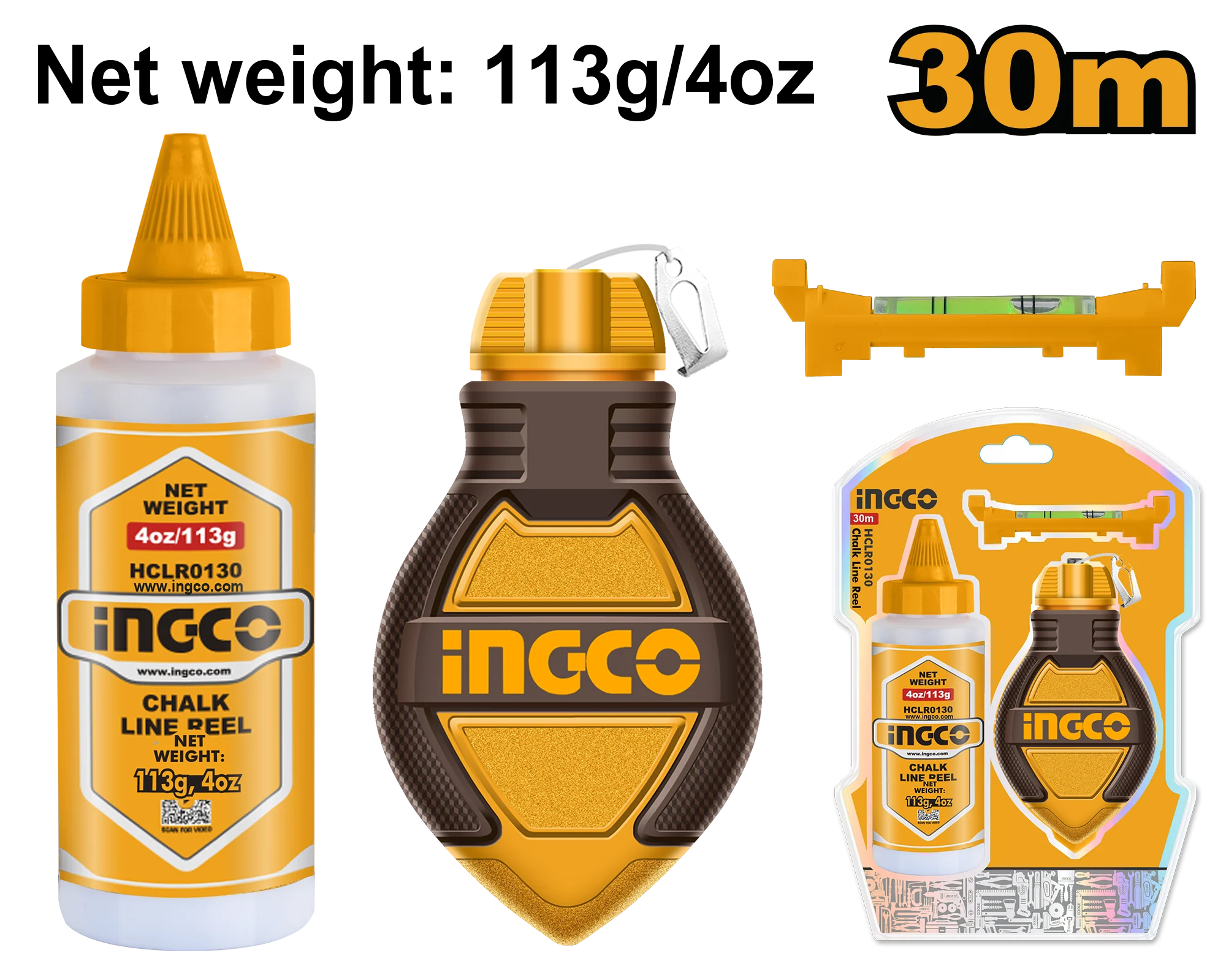 Dispozitiv p/u trasare 3buc. set INGCO HCLR0130 Dispozitiv p/u trasare 3buc. set INGCO HCLR0130
