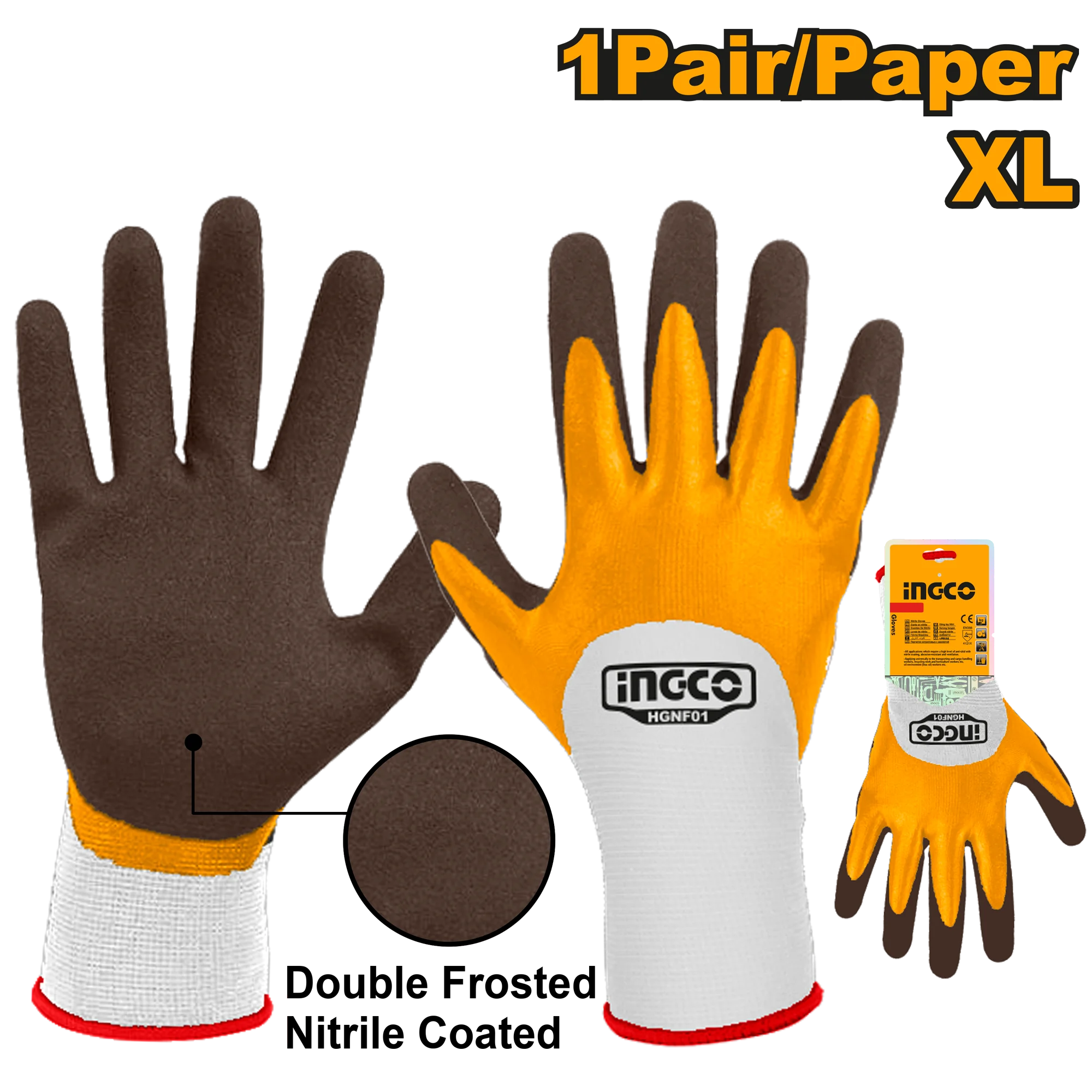 Manusi de nitril XL INGCO HGNF01 Manusi de nitril XL INGCO HGNF01