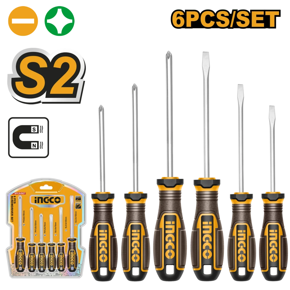 Set surubelnita 6 buc INGCO HKSDS0628