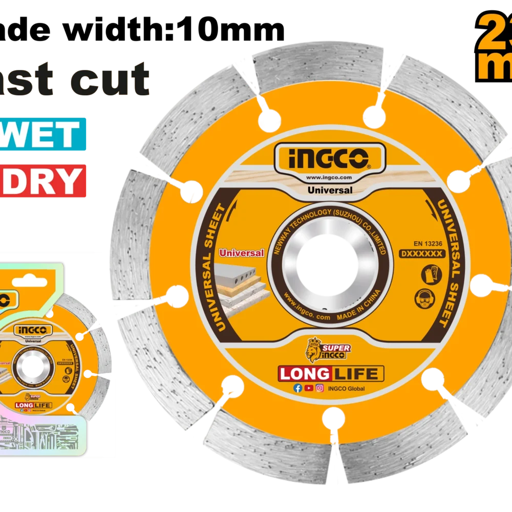Disc p/u beton 230*22.2mm INGCO DMD012302