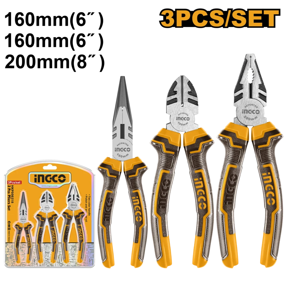Set cleste 3buc. INGCO HKPS08318