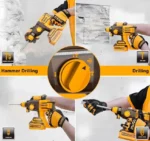 Ciocan rotopercutor SDS plus 2.0J compatibil cu acumulator  INDUSTRIAL  INGCO CRHLI20208