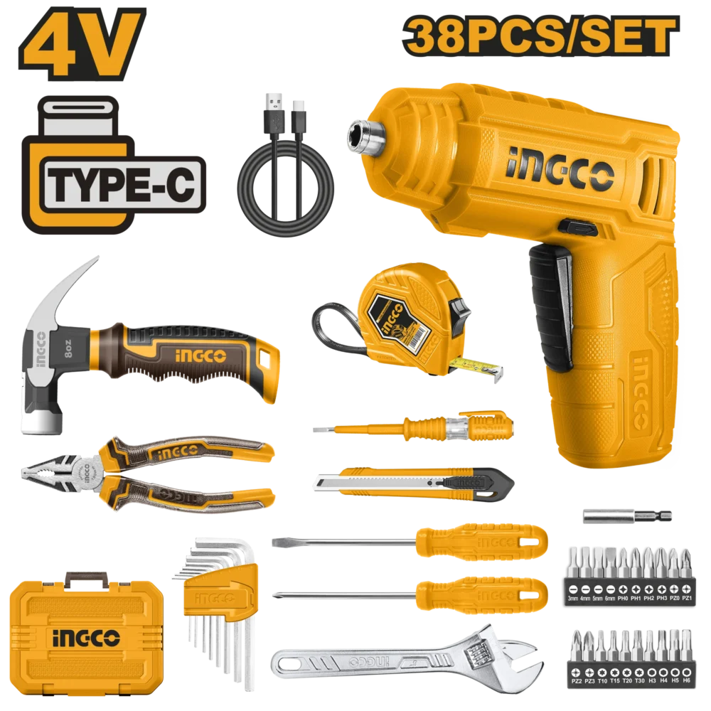 Set 38 buc instrumente INGCO HKTHP10381