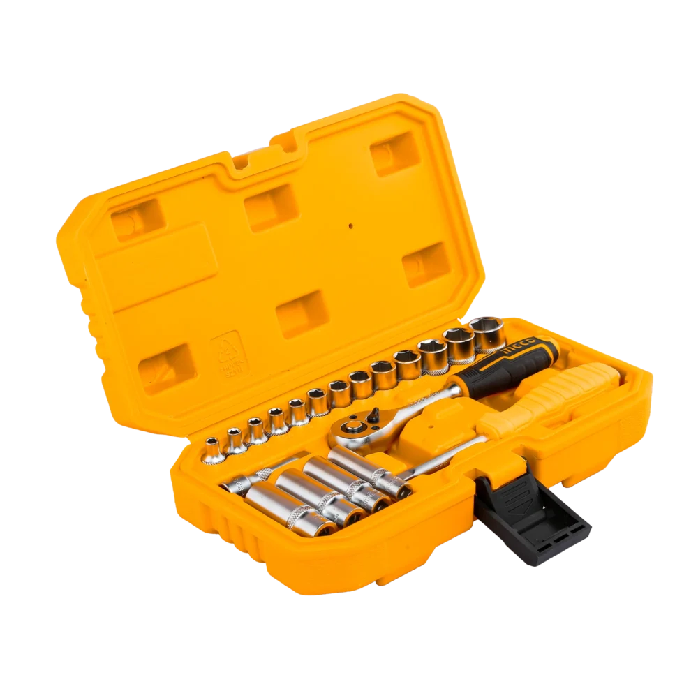 Set cap cheie tubulara 1/4''  20buc INGCO HKTS14201