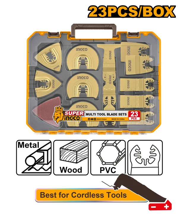 Set accesorii pentru masina multifunctionala 23buc INGCO AKTMT2301