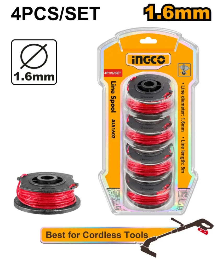 Set  4buc lesca p/u trimer 1.6mm 5m ALS1602  INGCO