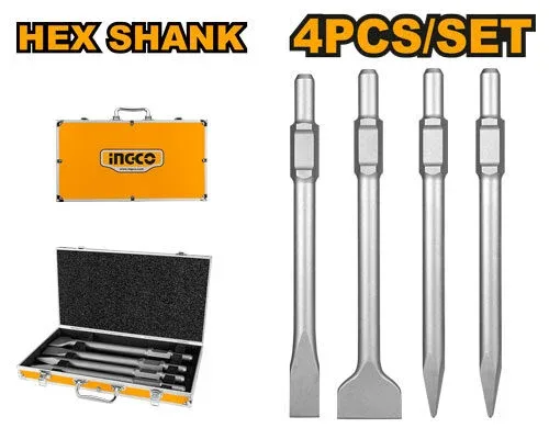 Set de dălți  SDS HEX  INGCO DBC0304375