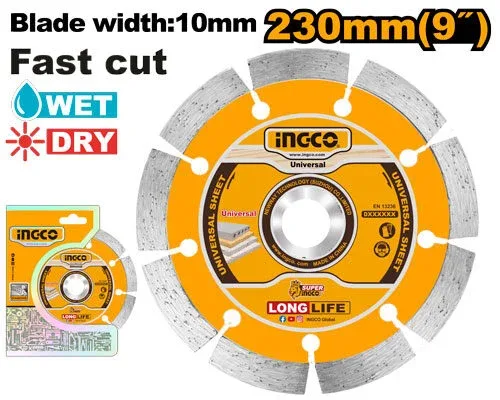 DMD012302.jpg Disc p/u beton 230*22.2mm INGCO DMD012302 - imagine 1