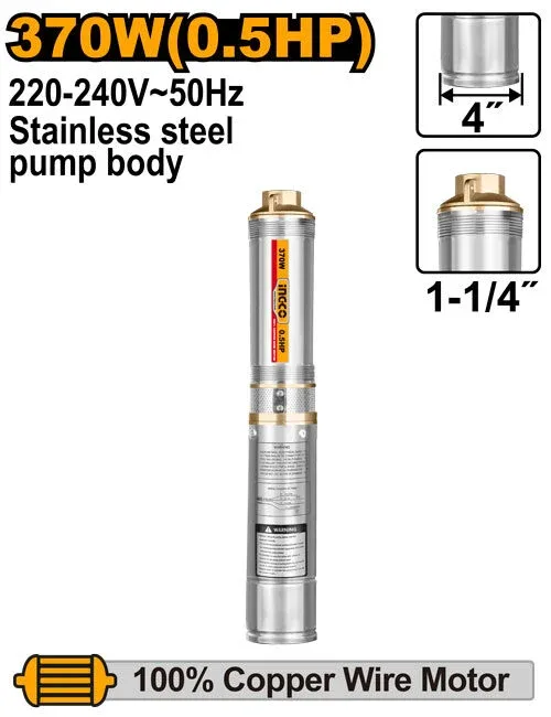 Pompă submersibilă 370W 48m INGCO DWP3701