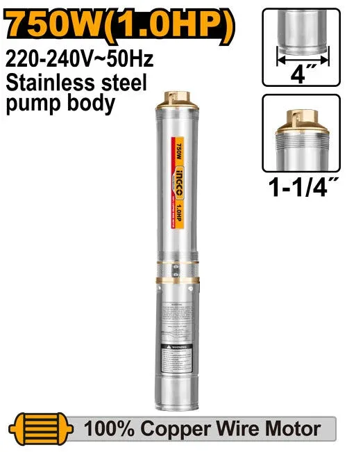 Pompa submersibila 750W 80m INGCO DWP7501