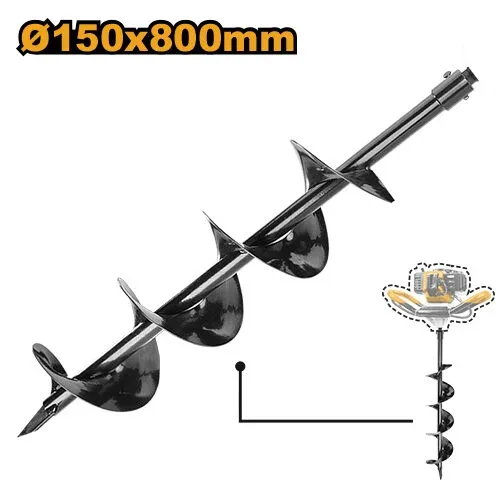 Burghiu pentru motobur 15*80cm INGCO GEA55221-2