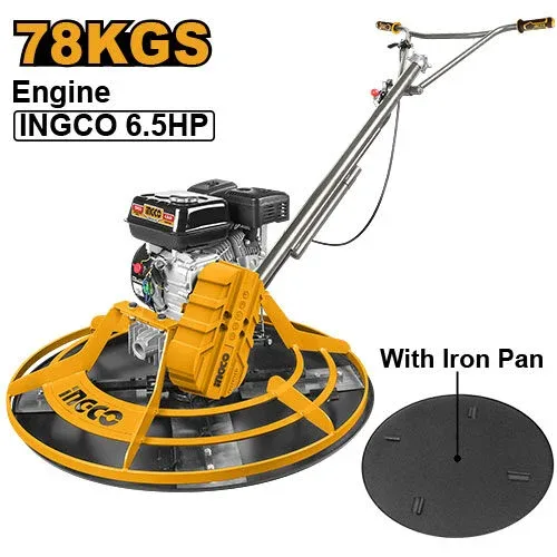 Elicopter finisare beton pe benzina 6.5HP INGCO GPT361-2