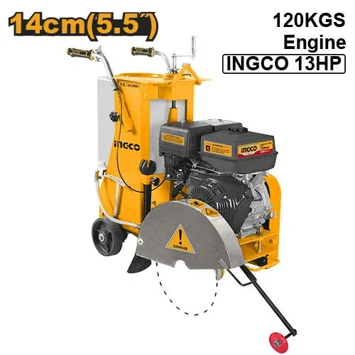 GSF16-2.jpg Mașină de taiat beton pe benzină 13HP 120kg INGCO GSF16-2 - imagine 1
