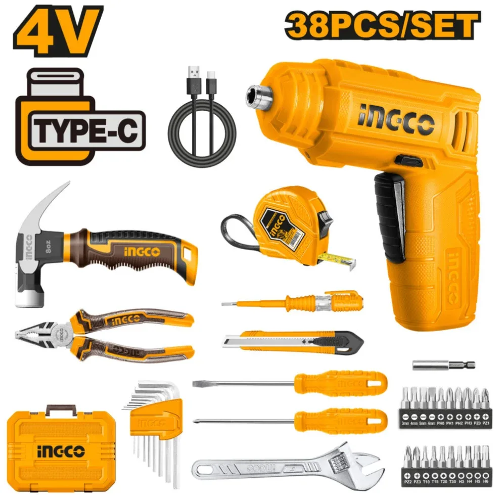 Set 38 buc instrumente INGCO HKTHP10381