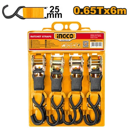 Set 4buc chingi de ancorare 0.65T*6m*25mm INGCO HRSP065607