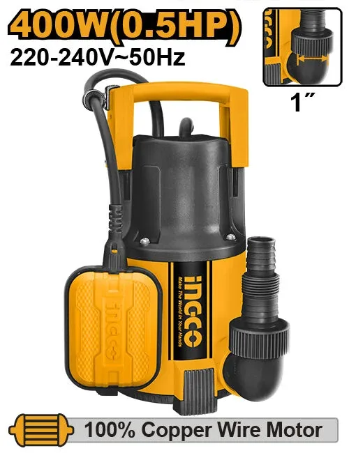 Pompă submersibilă INGCO SPC4001