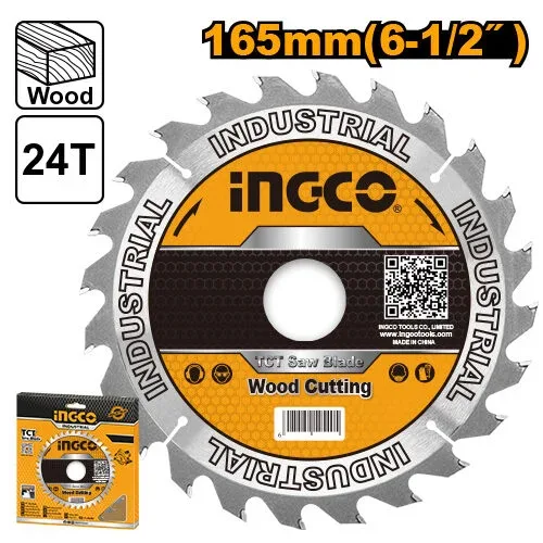 TSB116511.jpg Disc pe lemn 165mm 24T INGCO TSB116511 - imagine 1