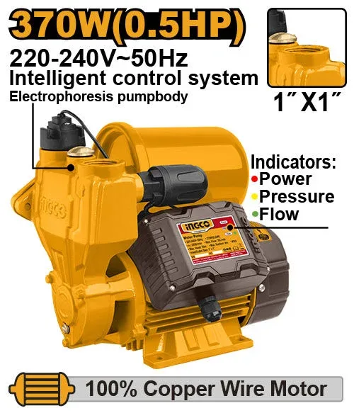 Pompa de apa de suprafata 370W INGCO VPZ3708