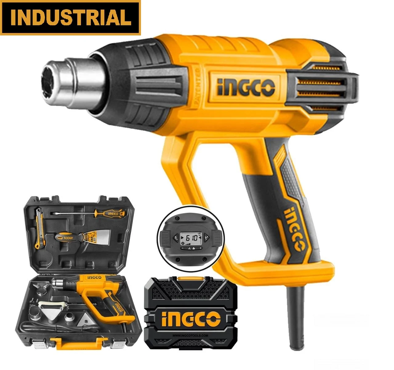 Фен индустриальный 2000W INGCO HG200028-1 Fen industrial 2000W INGCO HG200028-1