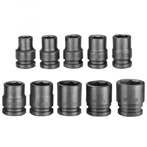 Set cap cheie tubulara pentru impact 10-24mm INGCO HKISSD12101