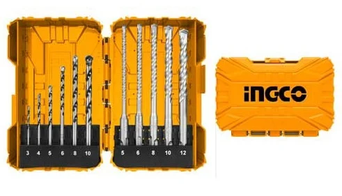 Set de burghie mixte 11 buc 3-12mm INGCO AKDL31101