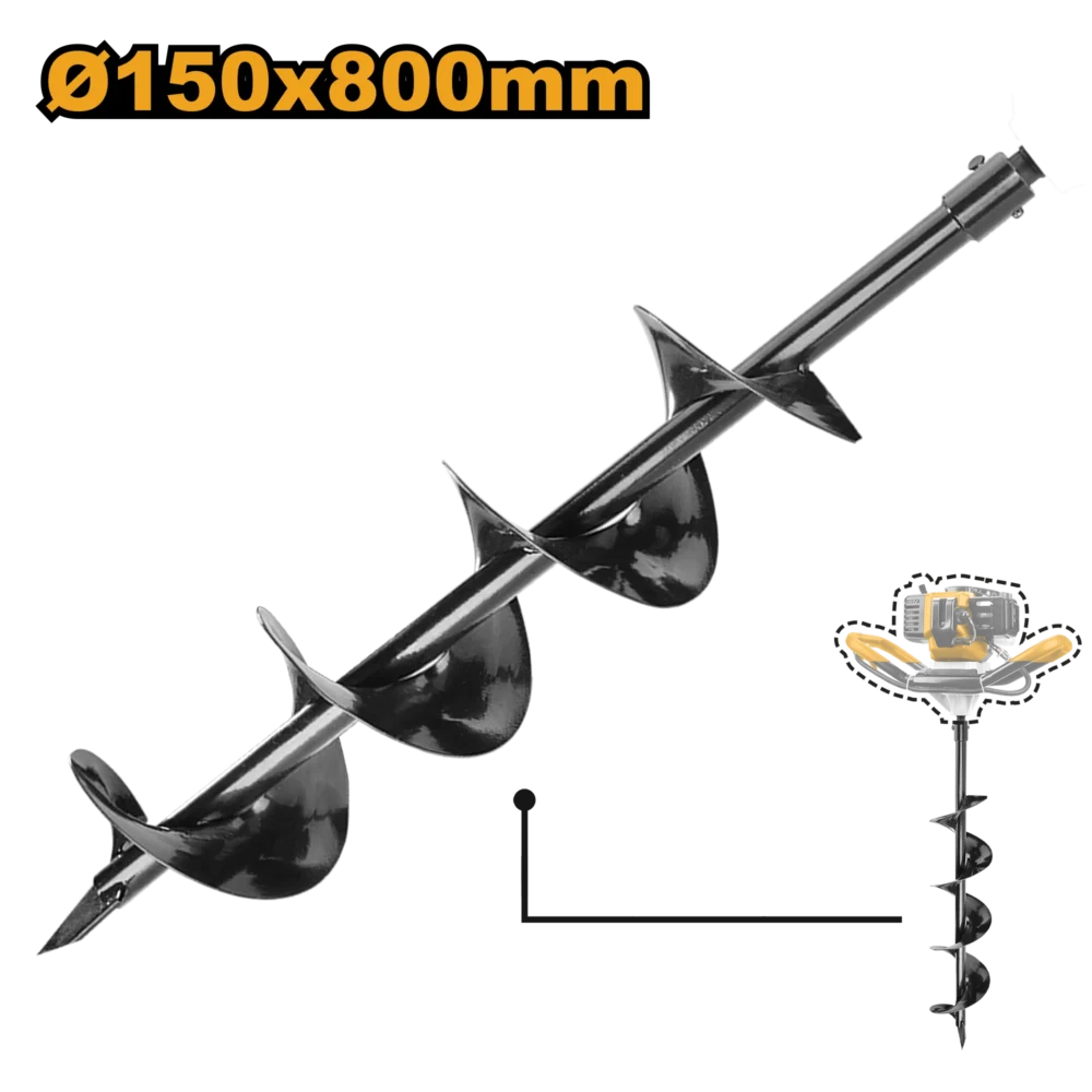 Burghiu pentru motobur 15*80cm INGCO GEA55221-2