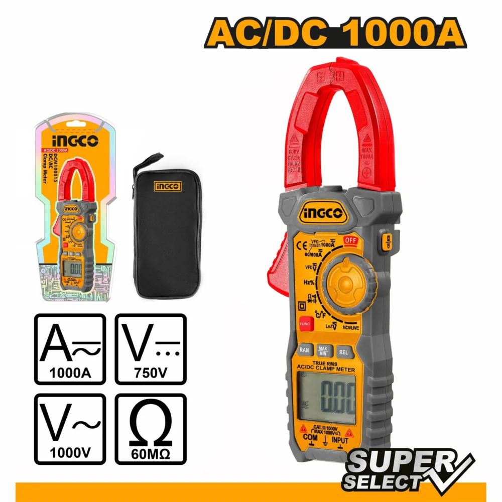 Clampmetru DC/ACl INGCO DCM100015