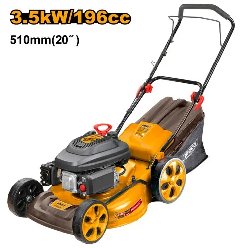 Masina de tuns gazon cu benzina INGCO 4T 3.5kW 4.8HP GLM196201