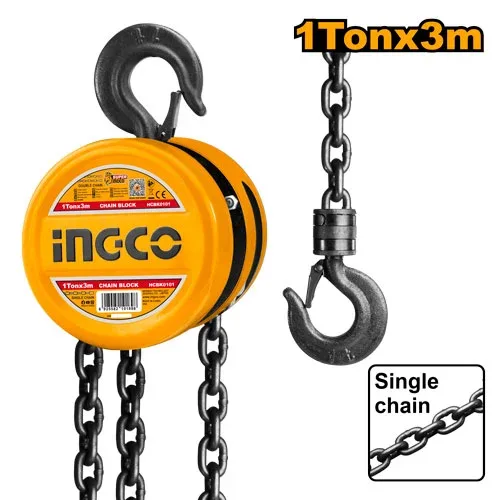Palan cu lant manual 1T*3m INGCO HCBK0101