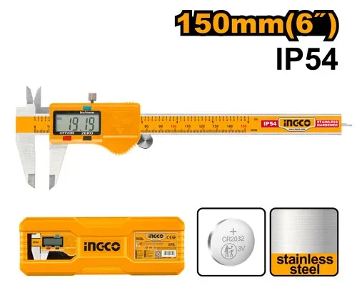 50627 Subler digital 150mm INGCO HDCD28150 - imagine 1